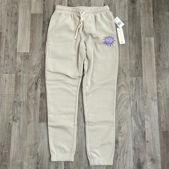 Sun And Moon Cream Skinny Joggers Size Medium - Picture 2 of 6